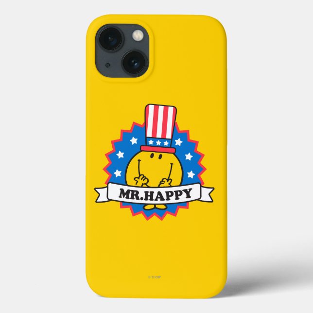 Mr. Happy Election Seal Case-Mate iPhone Case (Back)