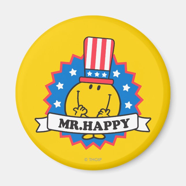 Mr. Happy Election Seal Magnet (Front)