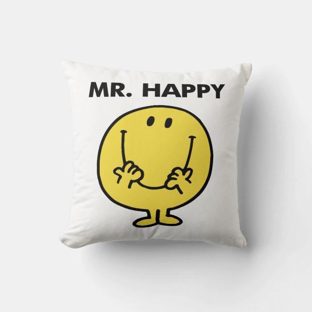 Mr. Happy | Giant Smiley Face Cushion (Front)