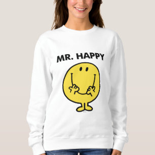 Mr. Happy   Giant Smiley Face Sweatshirt