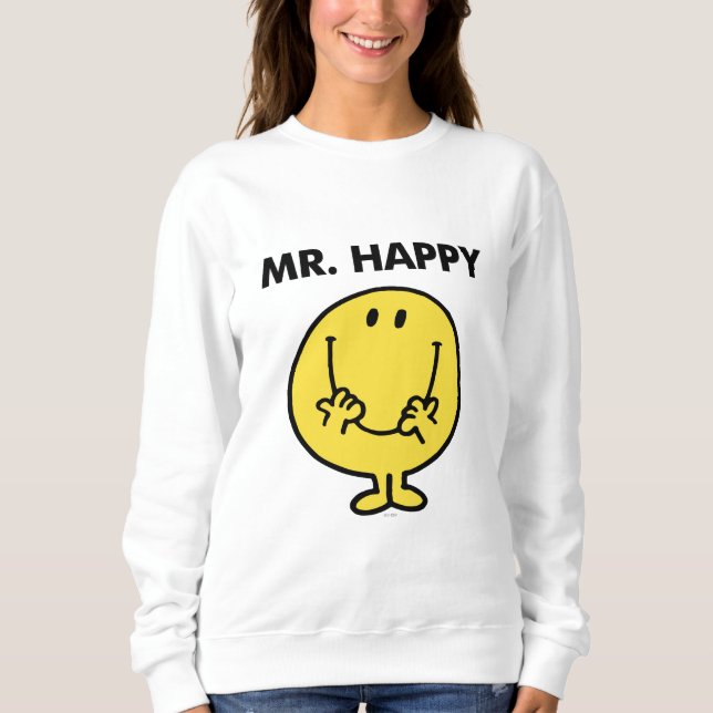Mr. Happy | Giant Smiley Face Sweatshirt (Front)
