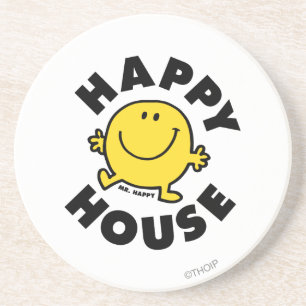 Mr. Happy   Happy House Coaster