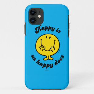 Mr. Happy Happy Is As Happy Does Case-Mate iPhone Case
