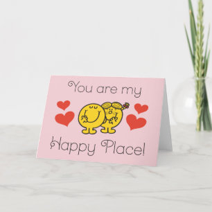Mr Happy & Little Miss Sunshine Happy Anniversary Card