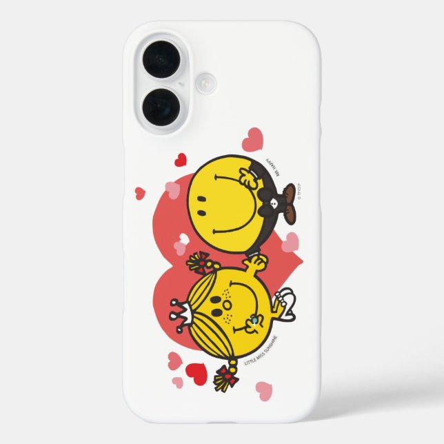 Mr. Happy & Little Miss Sunshine Wedding Case-Mate iPhone Case (Back)