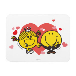 Mr. Happy & Little Miss Sunshine Wedding Magnet