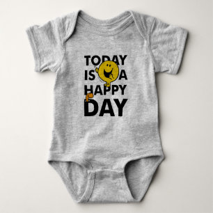 Mr. Happy Today is a Happy Day Baby Bodysuit