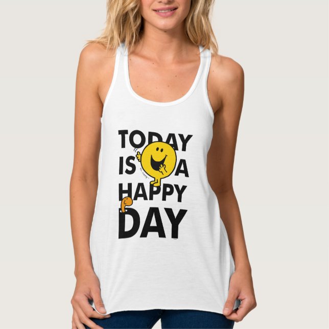 Mr. Happy | Today is a Happy Day Singlet (Front)