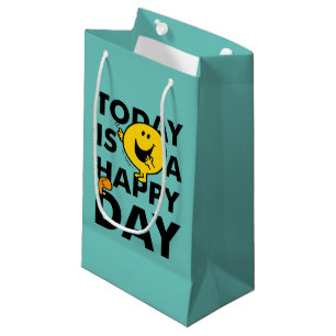 Mr. Happy Today is a Happy Day Small Gift Bag