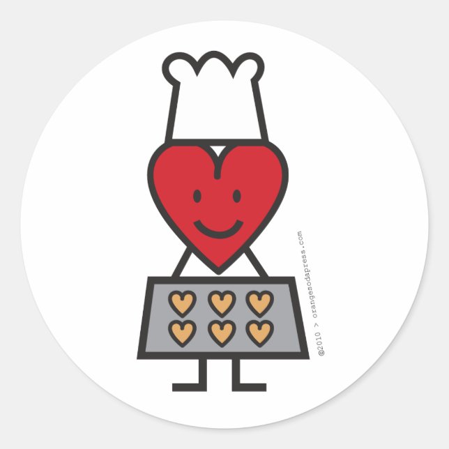 Mr. Heart Sticker (Front)