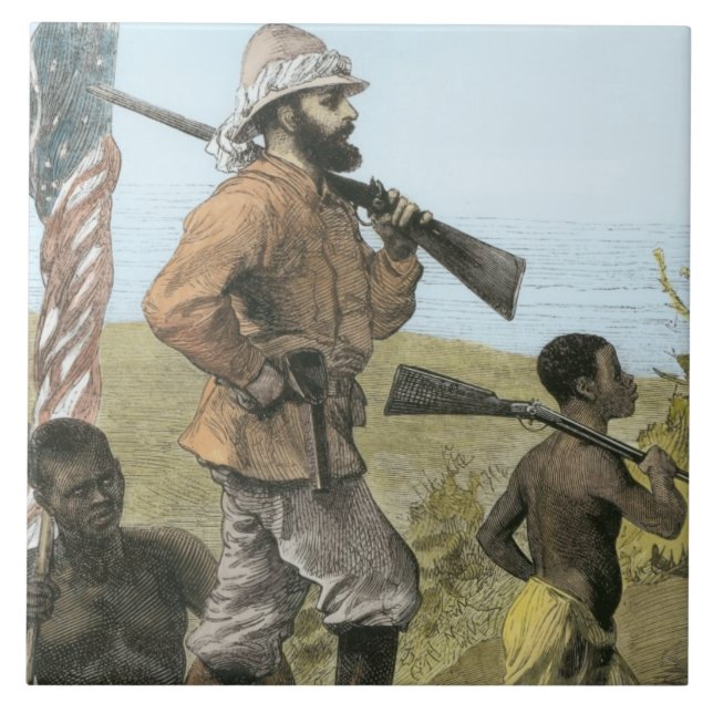 Mr. Henry Morton Stanley (1841-1904) Approaching L Tile (Front)