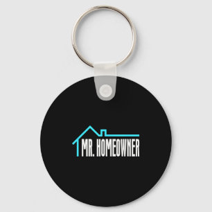 Mr. Homeowner First Time Homeowner Housewarming  Key Ring