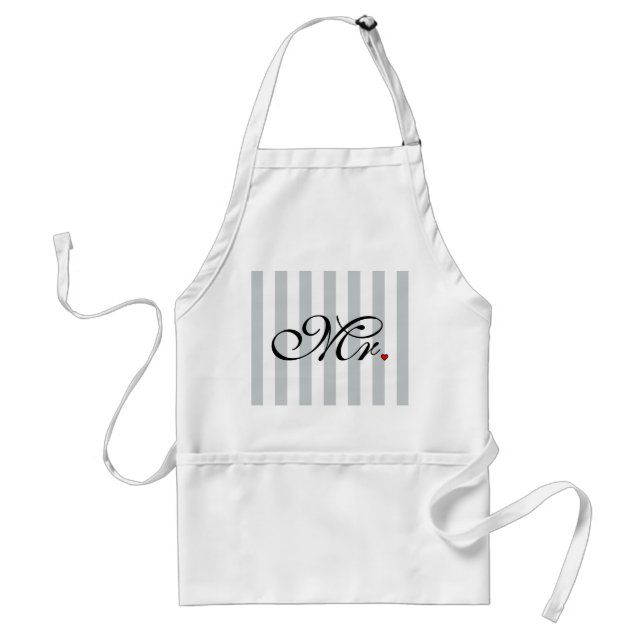 Mr. Husband Groom Click to Customise Colour Standard Apron (Front)