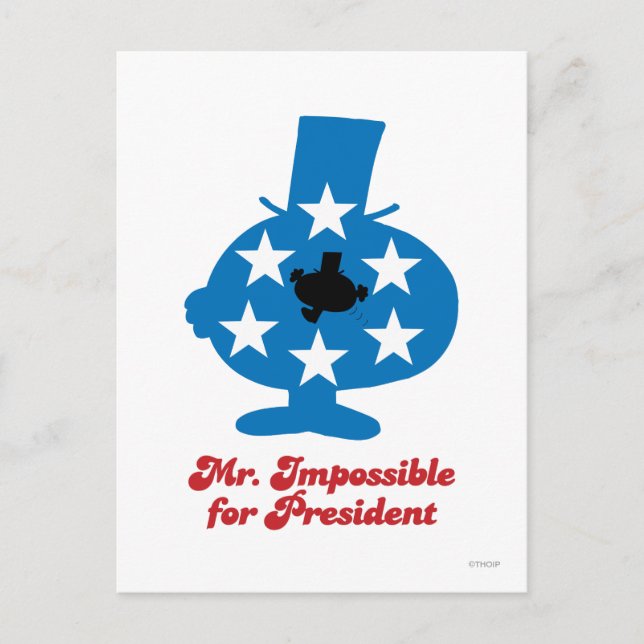 Mr. Impossible For President Postcard (Front)