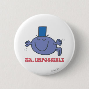 Mr. Impossible In Flight 6 Cm Round Badge