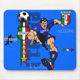 Mr Italian Stallion Forza Azzurri Italy 2010 gifts Mouse Pad