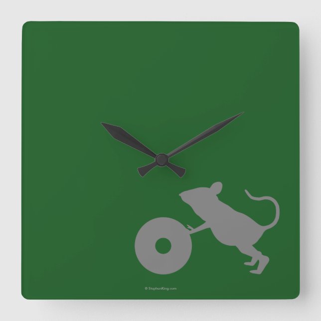 Mr. Jingles from Green Mile Square Wall Clock (Front)