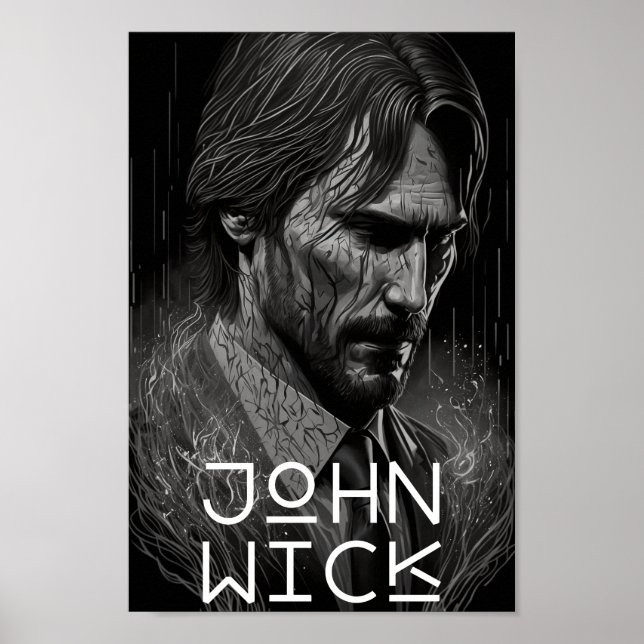 mr. John Wick - Dark Style Poster (Front)
