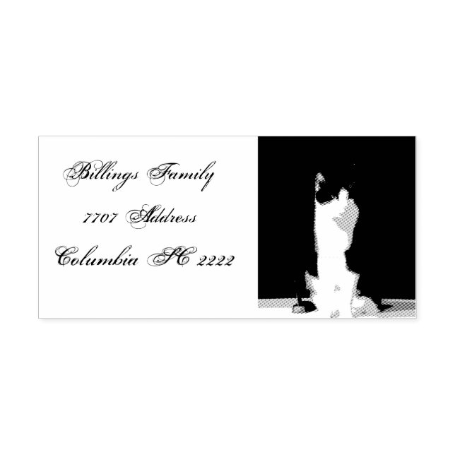 Mr. Kitty on Car Design Self-inking Stamp (Design)