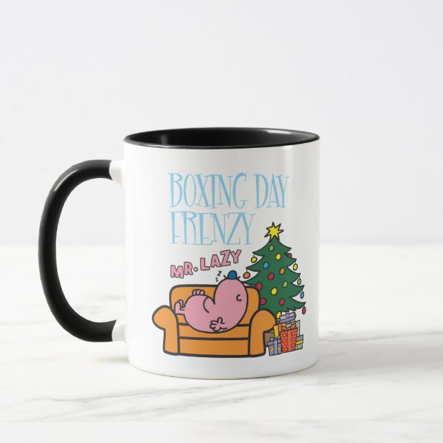 Mr. Lazy Resting On A Couch Mug (Left)