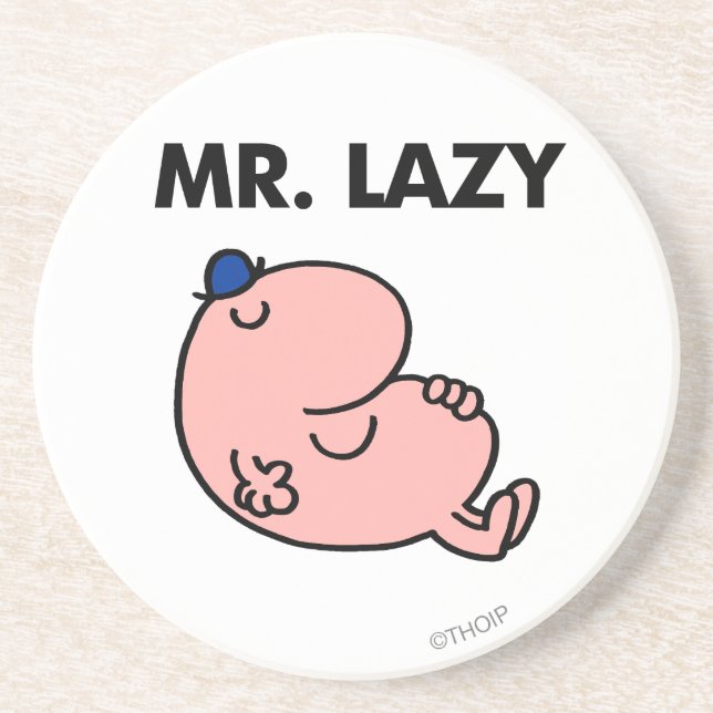 Mr. Lazy Snoozing Away Coaster (Front)