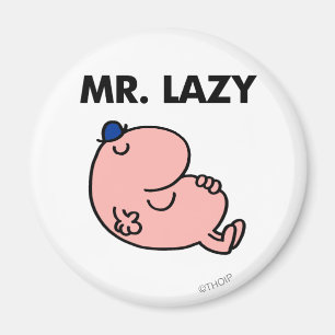 Mr. Lazy Snoozing Away Magnet
