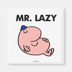 Mr. Lazy Snoozing Away Magnet