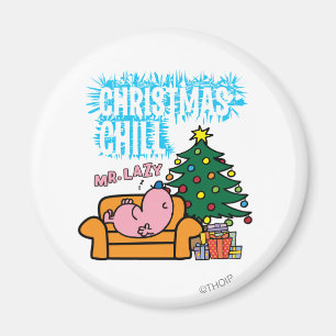 Mr. Lazy's Christmas Chill Magnet