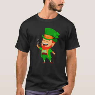 Mr. Leprechaun Irish Clover St Patrick's Day Green T-Shirt