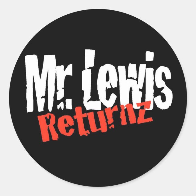 Mr. Lewis Returnz Sticker (Front)