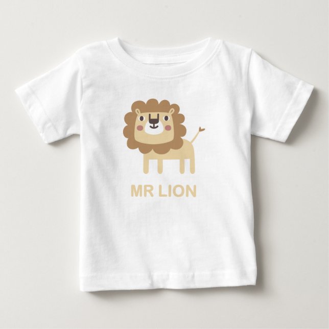Mr Lion Baby T-Shirt (Front)