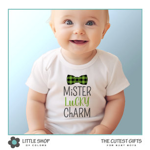Mr. Lucky Charm St Patrick's Day Boy Baby Bodysuit