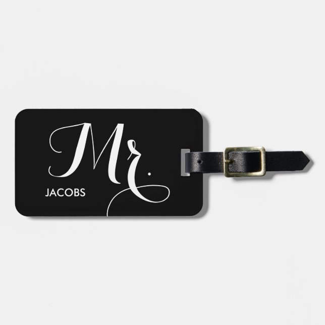 Mr. Luggage Tag (Front Horizontal)
