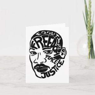 Mr. Luther King Sticker Card