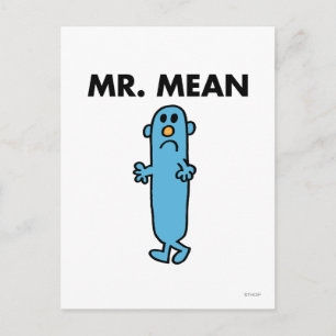 Mr. Mean   Classic Pose Postcard