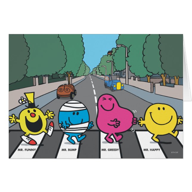 Mr. Men Abbey Road Walkers (Front Horizontal)