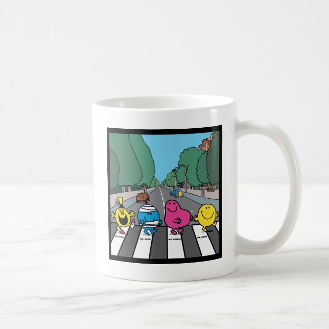Mr. Men Abbey Road Walkers Coffee Mug (Right)