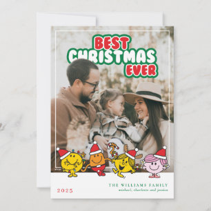 Mr Men Little Miss Best Christmas Ever Holiday Card