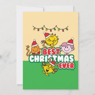 Mr Men Little Miss Best Christmas Ever Holiday Card