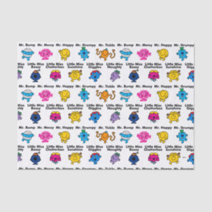 Mr Men & Little Miss   Character Names Tissue Paper