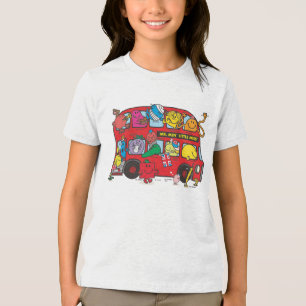 Mr. Men & Little Miss Crowded Bus Tri-Blend Shirt