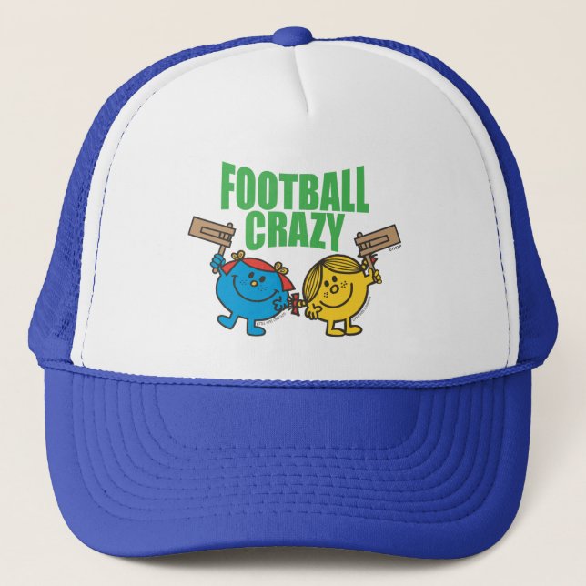 Mr. Men Little Miss Football Crazy Trucker Hat (Front)