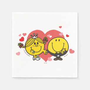 Mr. Men Little Miss Happy Sunshine Wedding Napkin