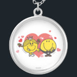 Mr. Men Little Miss Happy Sunshine Wedding Silver Plated Necklace<br><div class="desc">Celebrate your special day with this cheerful and radiant "Happy Sunshine" wedding design. Featuring a bright and vibrant sun illustration with a whimsical font,  this design is perfect for adding a touch of joy and happiness to your wedding stationery,  decorations,  and favours.</div>