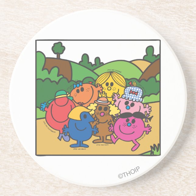 Mr. Men & Little Miss Mother's Day Coaster (Front)