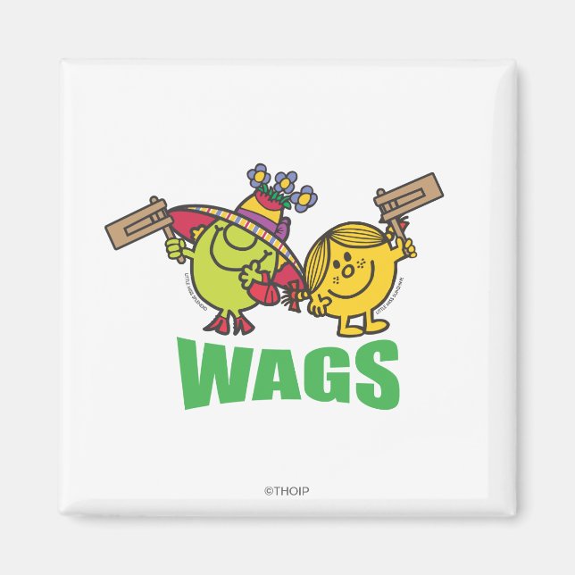 Mr. Men Little Miss Wags Magnet (Front)
