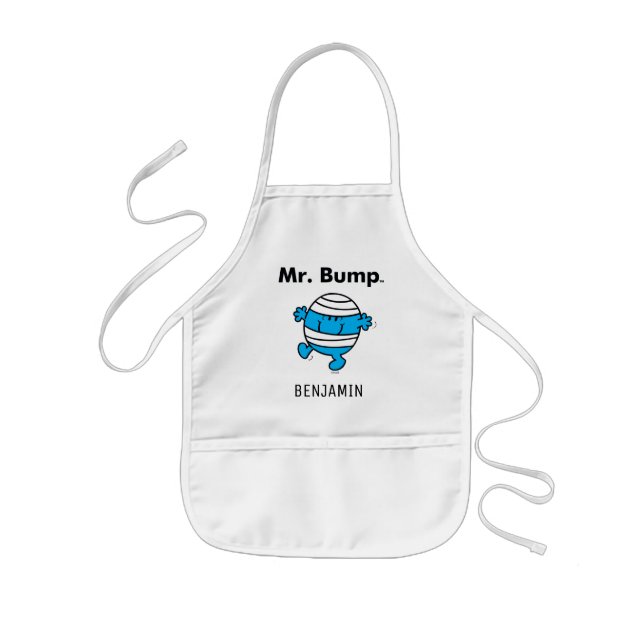 Mr. Men | Mr. Bump is a Clutz Kids Apron (Front)