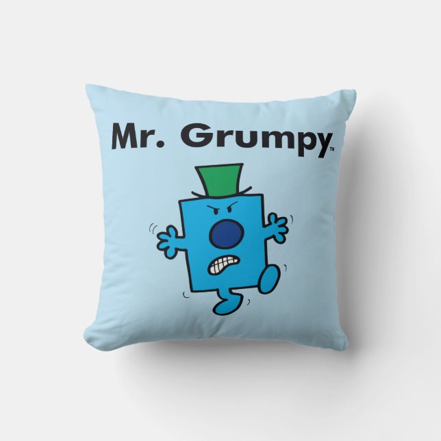 Mr. Men | Mr. Grumpy is a Grump Cushion (Front)