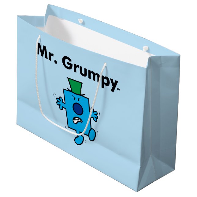 Mr. Men | Mr. Grumpy is a Grump Large Gift Bag (Front Angled)
