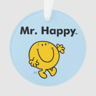 Mr. Men   Mr. Happy Is Always Happy Ornament